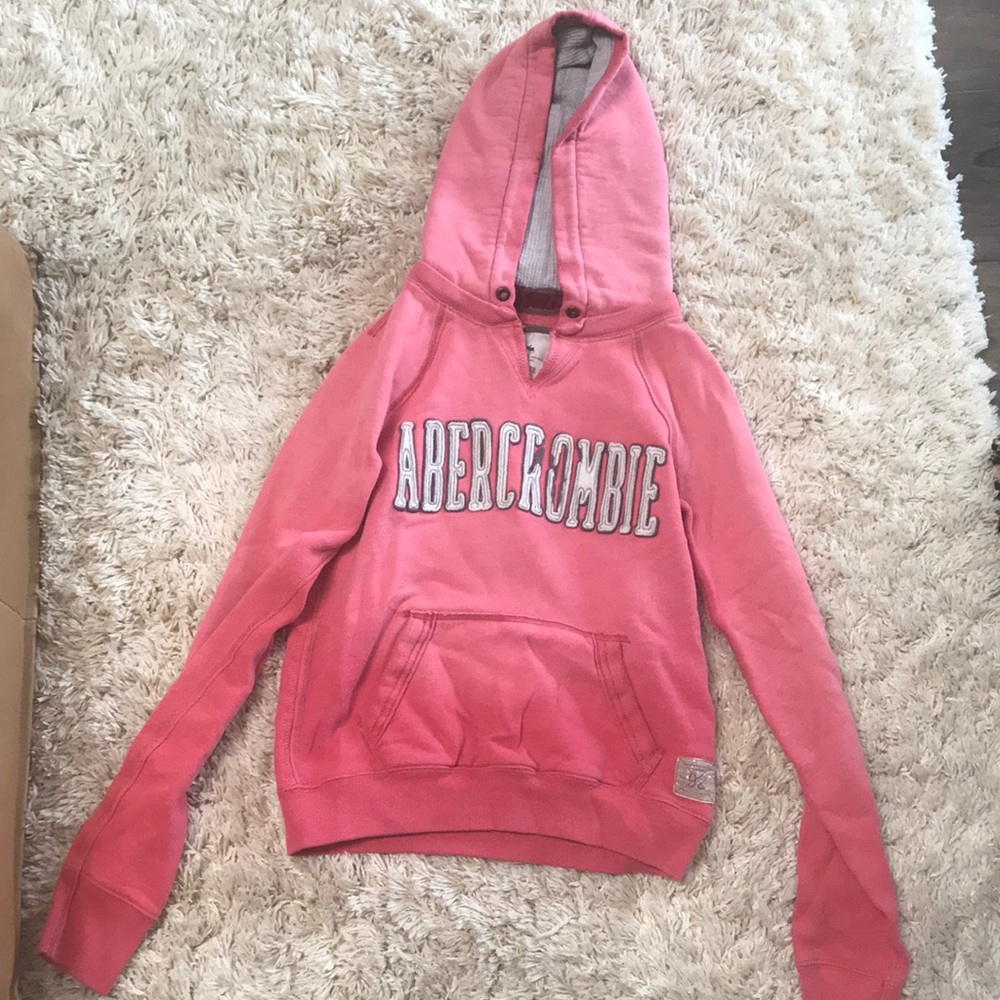 Pink ombré Abercrombie sweatshirt